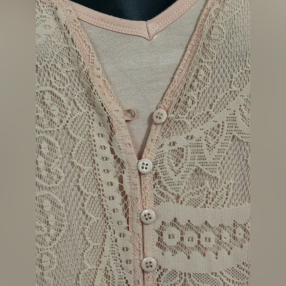 Torrid Peach Lace Maxi Dress - Picture 5 of 17